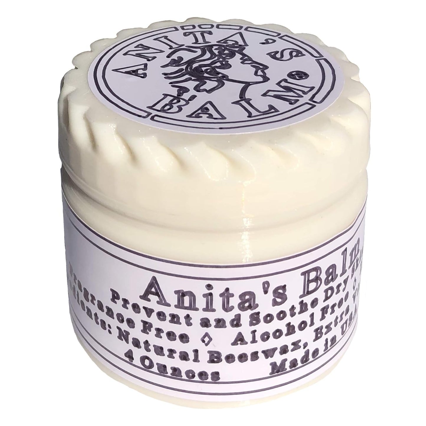 Anita’s Balm 4 oz. Jar – with Olive Oil & Beeswax